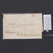 Carta Pré-Filatélica circulada de Figueira da Foz para Vale Remigio datada de 18-12-1840