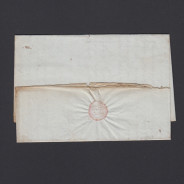 Carta Pré-Filatélica circulada de Figueira da Foz para Vale Remigio datada de 15-02-1844