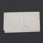 Carta Pré-Filatélica circulada de Figueira da Foz para Mortágua datada de 07-06-1853