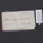 Carta Pré-Filatélica circulada de Figueira da Foz para Mortágua datada de 07-06-1853