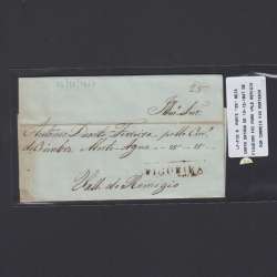 Carta Pré-Filatélica circulada de Figueira da Foz para Vale Remigio datada de 13-12-1847