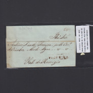 Carta Pré-Filatélica circulada de Figueira da Foz para Vale Remigio datada de 13-12-1847