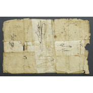 APÓLICE REAL ERÁRIO - 1$200 REIS 1805 - DATA MANUSCRITA - COM CARIMBO DE D.PEDRO IV 1826 ( CIRCULADA +)