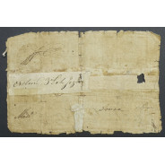 APÓLICE REAL ERÁRIO - 1$200 REIS 1805 - DATA MANUSCRITA - COM CARIMBO DE D.MIGUEL I 1828 ( CIRCULADA +)