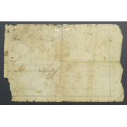 APÓLICE REAL ERÁRIO - 2$400 REIS 1807 - DATA MANUSCRITA - COM CARIMBO DE D.MIGUEL I 1828 ( CIRCULADA )