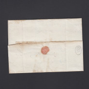 Carta Pré-Filatélica circulada de Guarda para Vale Remigio datada 28-02-1844