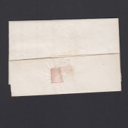 Carta Pré-Filatélica circulada de Guarda para Vale Remigio datada 30-08-1847
