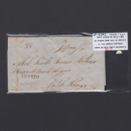 Carta Pré-Filatélica circulada de Guarda para Vale Remigio datada 06-07-1852