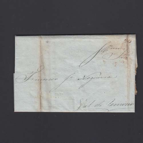 Carta Pré-Filatélica circulada de Mangualde para Vale Remigio datada 10-04-1840