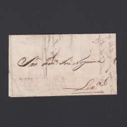 Carta Pré-Filatélica circulada de Mialhada (Mealhada) para Lisboa datada 18-12-1830