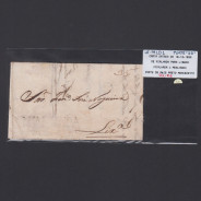 Carta Pré-Filatélica circulada de Mialhada (Mealhada) para Lisboa datada 18-12-1830