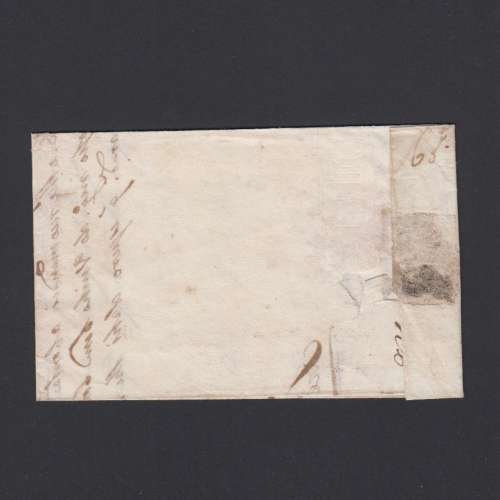 Carta Pré-Filatélica circulada de Mialhada (Mealhada) para Lisboa datada 02-01-1831