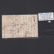 Carta Pré-Filatélica circulada de Mialhada (Mealhada) para Lisboa datada 02-01-1831