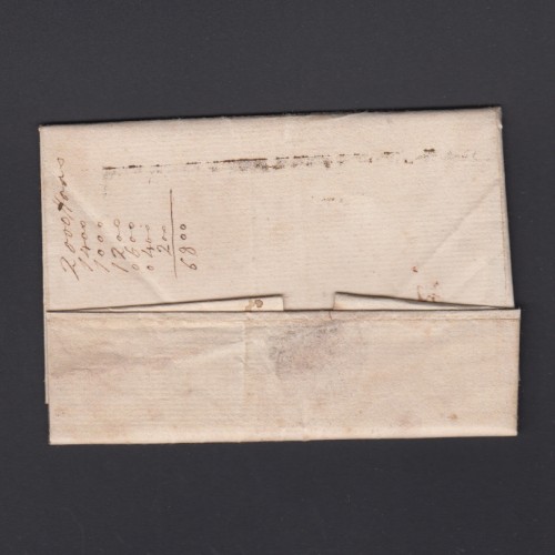 Carta Pré-Filatélica circulada de Mialhada (Mealhada) para Lisboa datada 09-04-1831