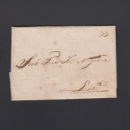 Carta Pré-Filatélica circulada de Mialhada (Mealhada) para Lisboa datada 09-04-1831
