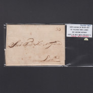 Carta Pré-Filatélica circulada de Mialhada (Mealhada) para Lisboa datada 09-04-1831