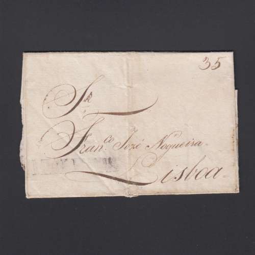 Carta Pré-Filatélica circulada de Mialhada (Mealhada) para Lisboa datada 10-05-1831