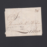 Carta Pré-Filatélica circulada de Mialhada (Mealhada) para Lisboa datada 03-06-1831