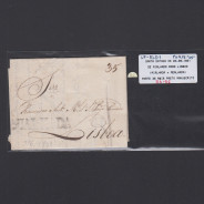 Carta Pré-Filatélica circulada de Mialhada (Mealhada) para Lisboa datada 03-06-1831