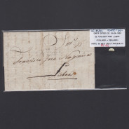 Carta Pré-Filatélica circulada de Mialhada (Mealhada) para Lisboa datada 18-04-1832