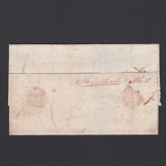 Carta Pré-Filatélica circulada de Mialhada (Mealhada) para Lisboa datada 25-04-1832