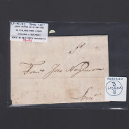 Carta Pré-Filatélica circulada de Mialhada (Mealhada) para Lisboa datada 01-08-1835