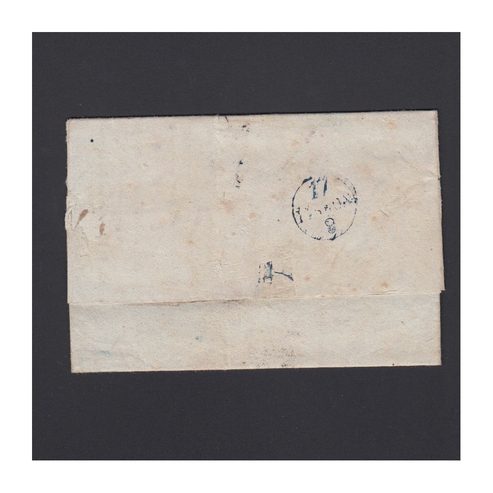 Carta Pré-Filatélica circulada de Mialhada (Mealhada) para Lisboa datada 15-08-1835