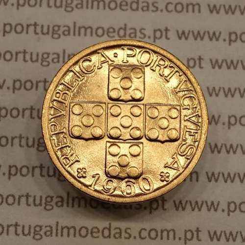 MOEDA DE VINTE CENTAVOS (XX CENTAVOS) BRONZE 1960 SOBERBA