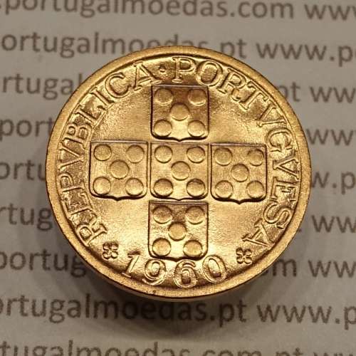 MOEDA DE VINTE CENTAVOS (XX CENTAVOS) BRONZE 1960 SOBERBA