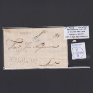 Carta Pré-Filatélica circulada de Mialhada (Mealhada) para Lisboa datada 31-08-1835