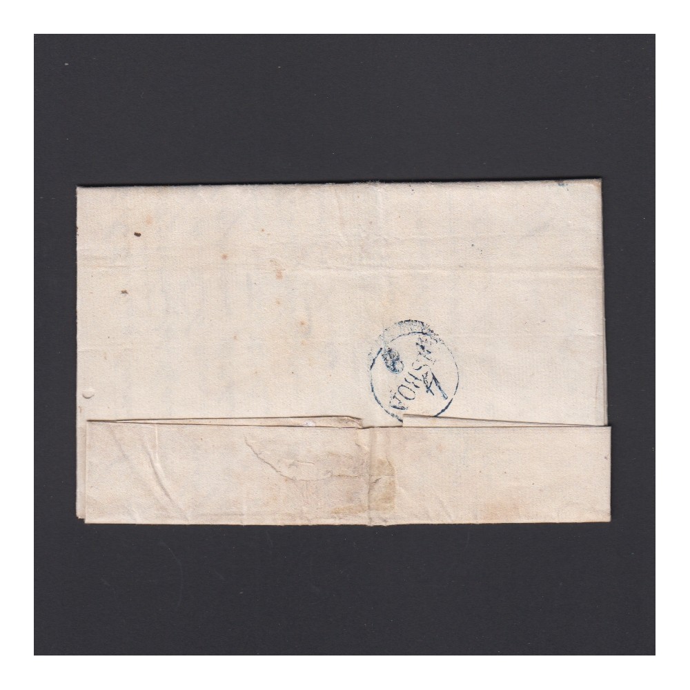 Carta Pré-Filatélica circulada de Mialhada (Mealhada) para Lisboa datada 01-09-1835