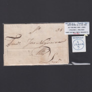 Carta Pré-Filatélica circulada de Mialhada (Mealhada) para Lisboa datada 01-09-1835