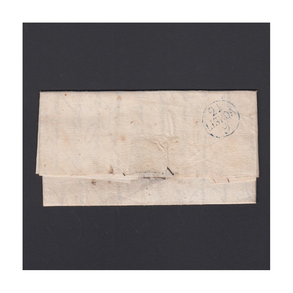 Carta Pré-Filatélica circulada de Mialhada (Mealhada) para Lisboa datada 19-09-1835