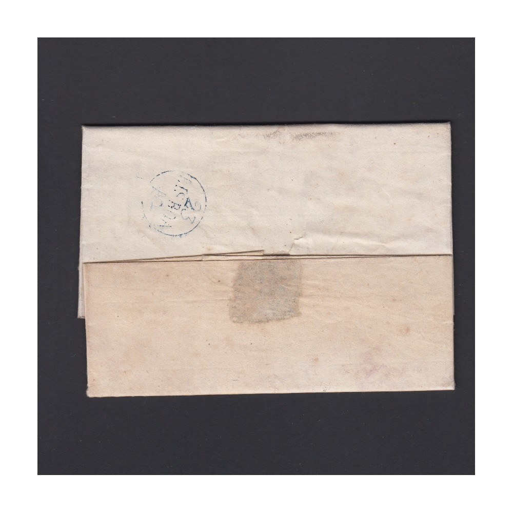 Carta Pré-Filatélica circulada de Mialhada (Mealhada) para Lisboa datada 20-10-1835