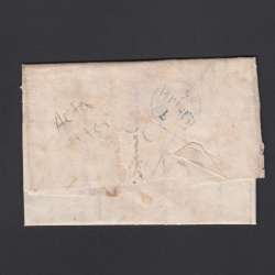 Carta Pré-Filatélica circulada de Mialhada (Mealhada) para Lisboa datada 05-05-1838