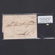 Carta Pré-Filatélica circulada de Mialhada (Mealhada) para Lisboa datada 05-05-1838