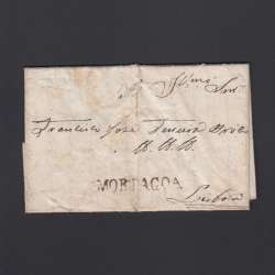 Carta Pré-Filatélica circulada de Mortágua para Lisboa datada 29-08-1829