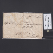 Carta Pré-Filatélica circulada de Mortágua para Lisboa datada 29-08-1829