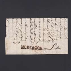 Carta Pré-Filatélica circulada de Mortágua para Lisboa datada 07-08-1829