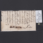 Carta Pré-Filatélica circulada de Mortágua para Lisboa datada 07-08-1829