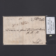 Carta Pré-Filatélica circulada de Mortágua para Lisboa datada 03-08-1829