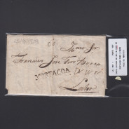 Carta Pré-Filatélica circulada de Mortágua para Lisboa datada 25-10-1829