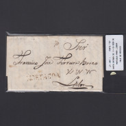 Carta Pré-Filatélica circulada de Mortágua para Lisboa datada 11-12-1829