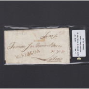 Carta Pré-Filatélica circulada de Mortágua para Lisboa datada 05-02-1830
