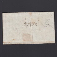 Carta Pré-Filatélica circulada de Mortágua para Lisboa datada 14-04-1830