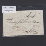 Carta Pré-Filatélica circulada de Mortágua para Lisboa datada 14-04-1830