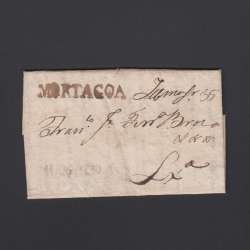 Carta Pré-Filatélica circulada de Mortágua para Lisboa datada 11-06-1830