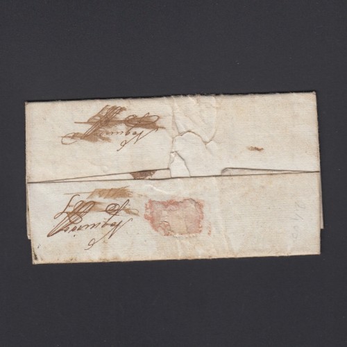 Carta Pré-Filatélica circulada de Mortágua para Lisboa datada 15-03-1831