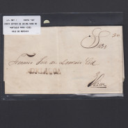 Carta Pré-Filatélica circulada de Mortágua para Viseu datada 20-05-1838