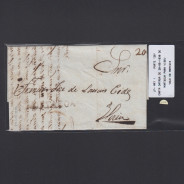 Carta Pré-Filatélica circulada de Mortágua para Viseu datada 28-05-1838